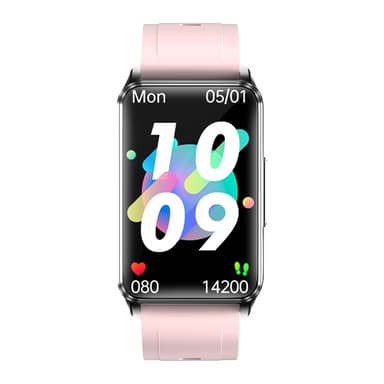 INF Smartklocka med EKG, puls, blodsyre, blodsocker Rosa
