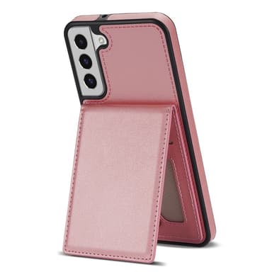 SKALO Samsung S23 PU Läder Skal med Plånbok - Roséguld