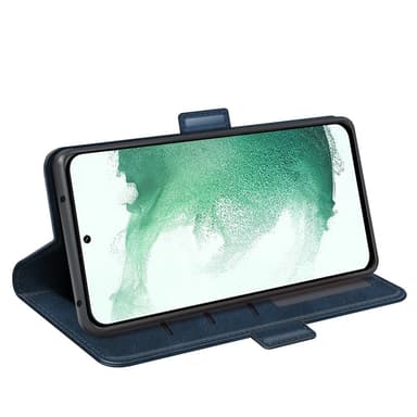 SKALO Samsung S23 Plus Premium Plånboksfodral - Blå