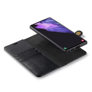 DG MING Samsung S23 Ultra 2-i-1 Magnet Plånboksfodral - Svart
