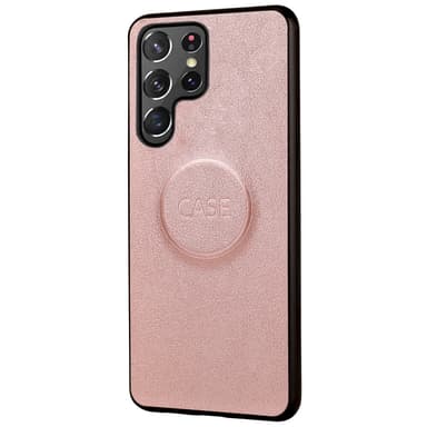 SKALO Samsung S23 Ultra DOLIZMA 2 i 1 Magnet Plånboksfodral - Roséguld