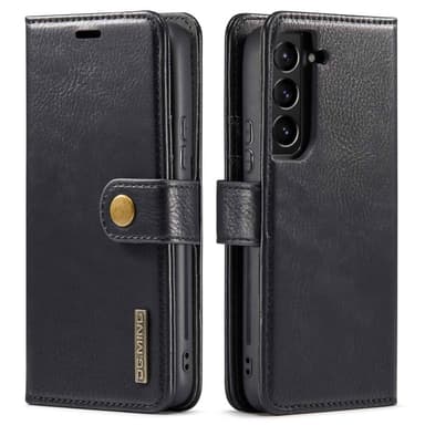 DG MING Samsung S23 2-i-1 Magnet Plånboksfodral - Svart