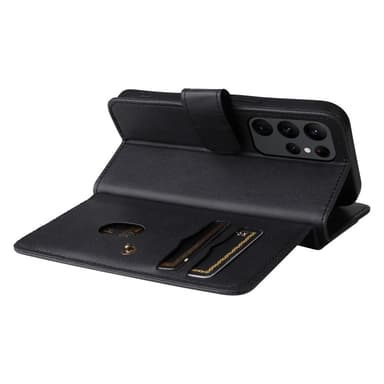 SKALO Samsung S23 Ultra 10-FACK Plånboksfodral - Svart