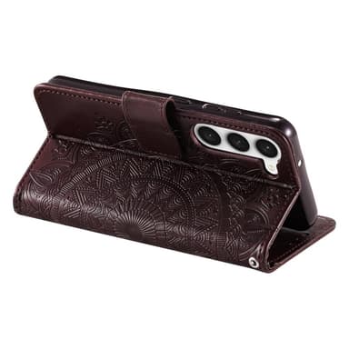 SKALO Samsung S23 Mandala Plånboksfodral - Brun