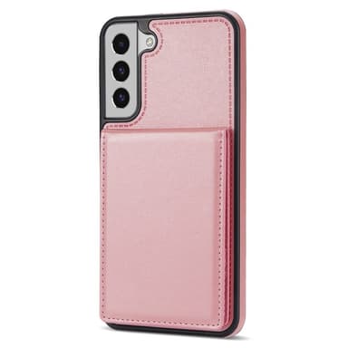 SKALO Samsung S23 PU Läder Skal med Plånbok - Roséguld