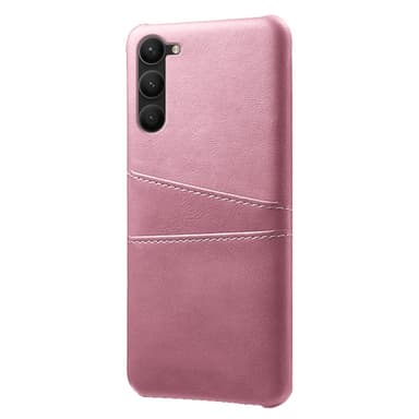 SKALO Samsung S23 PU-Läder Korthållare Skal - Roséguld