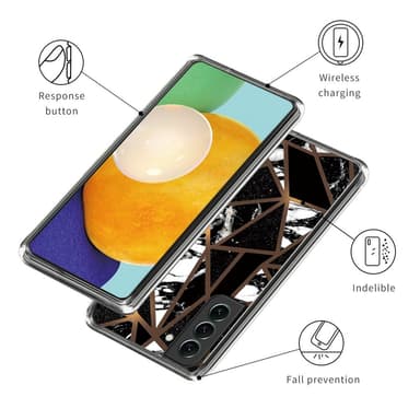 SKALO Samsung S23 Plus Marmor TPU-skal - Motiv 2