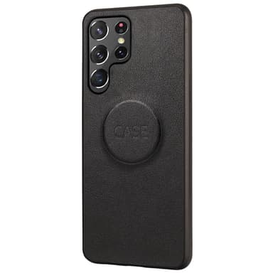 SKALO Samsung S23 Ultra DOLIZMA 2 i 1 Magnet Plånboksfodral - Svart