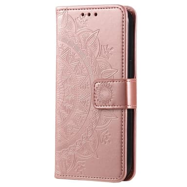 SKALO Samsung S23 Ultra Mandala Plånboksfodral - Roséguld