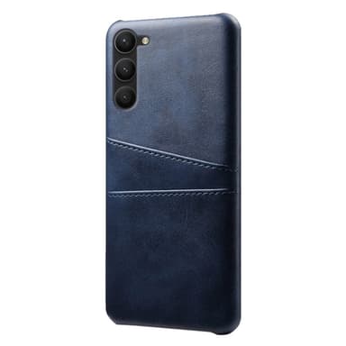 SKALO Samsung S23 PU-Läder Korthållare Skal - Blå
