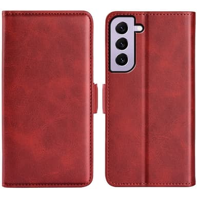 SKALO Samsung S23 Premium Plånboksfodral - Röd