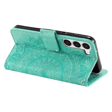 SKALO Samsung S23 Mandala Plånboksfodral - Turkos