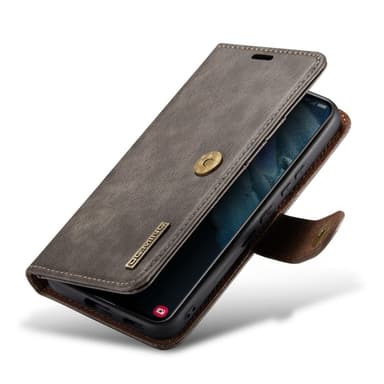 DG MING Samsung S23 2-i-1 Magnet Plånboksfodral - Grå