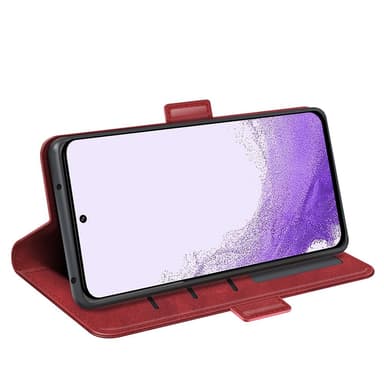 SKALO Samsung S23 Premium Plånboksfodral - Röd