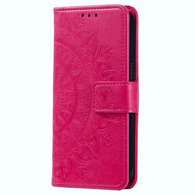SKALO Samsung S23 Mandala Plånboksfodral - Cerise