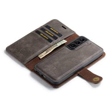 DG MING Samsung S23 Plus 2-i-1 Magnet Plånboksfodral - Grå