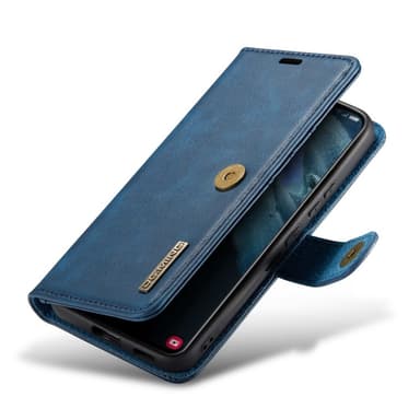 DG MING Samsung S23 2-i-1 Magnet Plånboksfodral - Blå