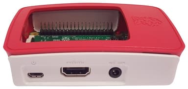 Raspberry Pi 3 original chassi (vit/röd)