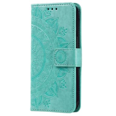 SKALO Samsung S23 Mandala Plånboksfodral - Turkos