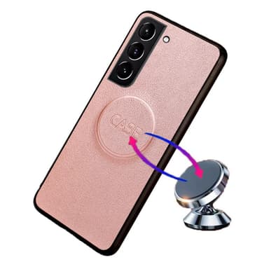 SKALO Samsung S23 Plus DOLIZMA 2 i 1 Magnet Plånboksfodral - Roséguld