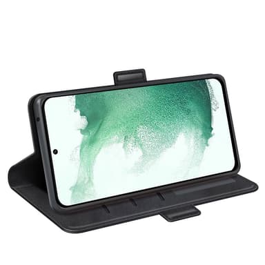 SKALO Samsung S23 Plus Premium Plånboksfodral - Svart