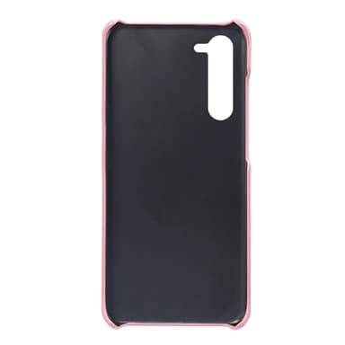 SKALO Samsung S23 PU-Läder Korthållare Skal - Roséguld