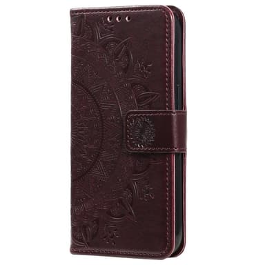 SKALO Samsung S23 Mandala Plånboksfodral - Brun