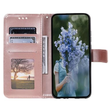 SKALO Samsung S23 Mandala Plånboksfodral - Roséguld