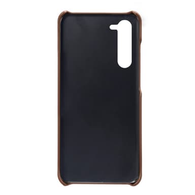 SKALO Samsung S23 PU-Läder Korthållare Skal - Brun