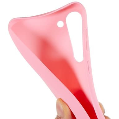 SKALO Samsung S23 Ultratunn TPU-Skal - Rosa