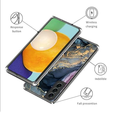 SKALO Samsung S23 Marmor TPU-skal - Motiv 7