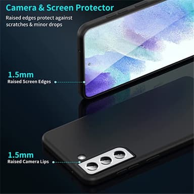 SKALO Samsung S23 Ultratunn TPU-Skal Magnetring - Svart