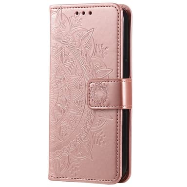 SKALO Samsung S23 Mandala Plånboksfodral - Roséguld