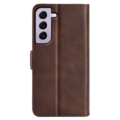 SKALO Samsung S23 Premium Plånboksfodral - Brun
