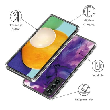 SKALO Samsung S23 Marmor TPU-skal - Motiv 8
