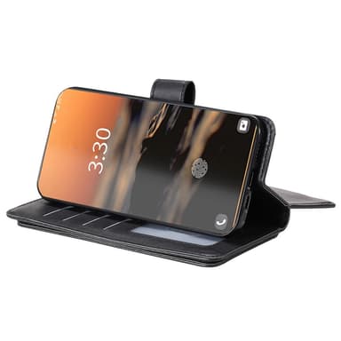 SKALO Samsung S23 Ultra 10-FACK Plånboksfodral - Svart