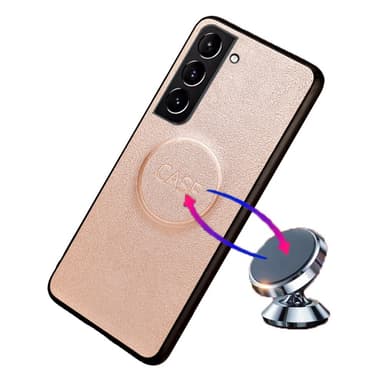 SKALO Samsung S23 Plus DOLIZMA 2 i 1 Magnet Plånboksfodral - Guld