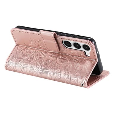 SKALO Samsung S23 Mandala Plånboksfodral - Roséguld