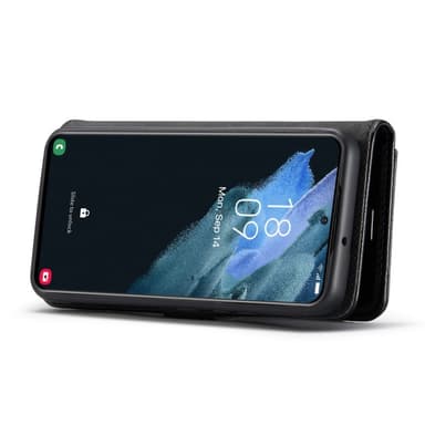 DG MING Samsung S23 2-i-1 Magnet Plånboksfodral - Svart