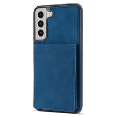 SKALO Samsung S23 PU Läder Skal med Plånbok - Blå