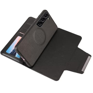 SKALO Samsung S23 Plus DOLIZMA 2 i 1 Magnet Plånboksfodral - Svart