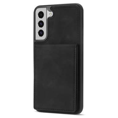 SKALO Samsung S23 PU Läder Skal med Plånbok - Svart