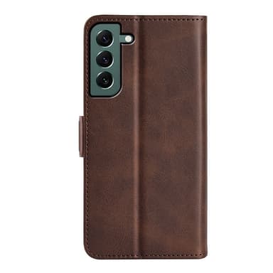 SKALO Samsung S23 Plus Premium Plånboksfodral - Brun