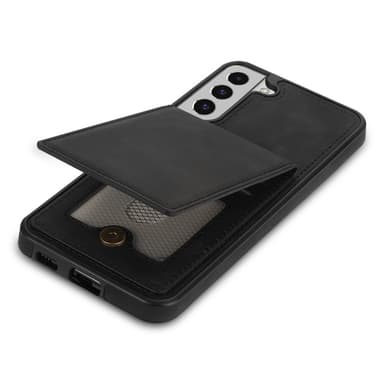 SKALO Samsung S23 PU Läder Skal med Plånbok - Svart