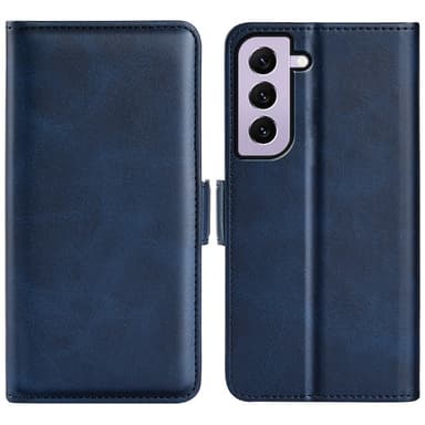 SKALO Samsung S23 Premium Plånboksfodral - Blå