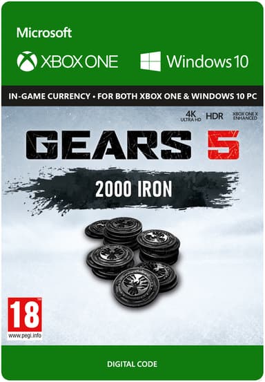 Gears of War 5: 2,000 Iron  + 250 Bonus Iron - PC Windows,XBOX One