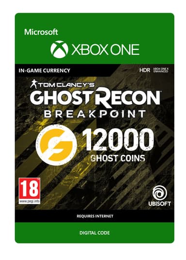 Ghost Recon Breakpoint: 9600 (+2400 bonus) Ghost Coins - XBOX One