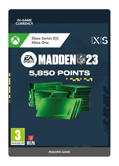 MADDEN NFL 23: 5850 Madden Points - XBOX One,Xbox Series X,Xbox Series