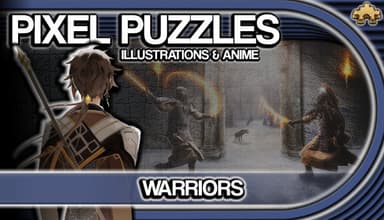 Pixel Puzzles Illustrations & Anime - Jigsaw pack: Warriors - PC Windo