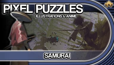 Pixel Puzzles Illustrations & Anime - Jigsaw pack: Samurai - PC Window